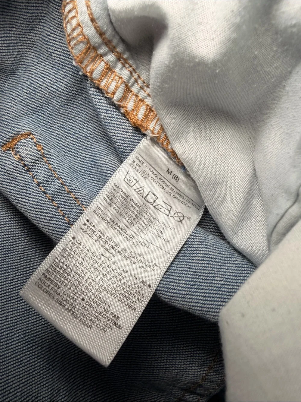 Old Navy Light Blue Straight-Leg Drawstring Jeans